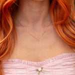 Skinny Diamond Cross Necklaces Princess Bride Diamonds 