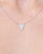 Small Pavé Heart Necklace White Gold Necklaces Princess Bride Diamonds 