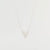 Small Pavé Heart Necklace White Gold Necklaces Princess Bride Diamonds 