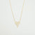 Small Pavé Heart Necklace Yellow Gold Necklaces Princess Bride Diamonds 