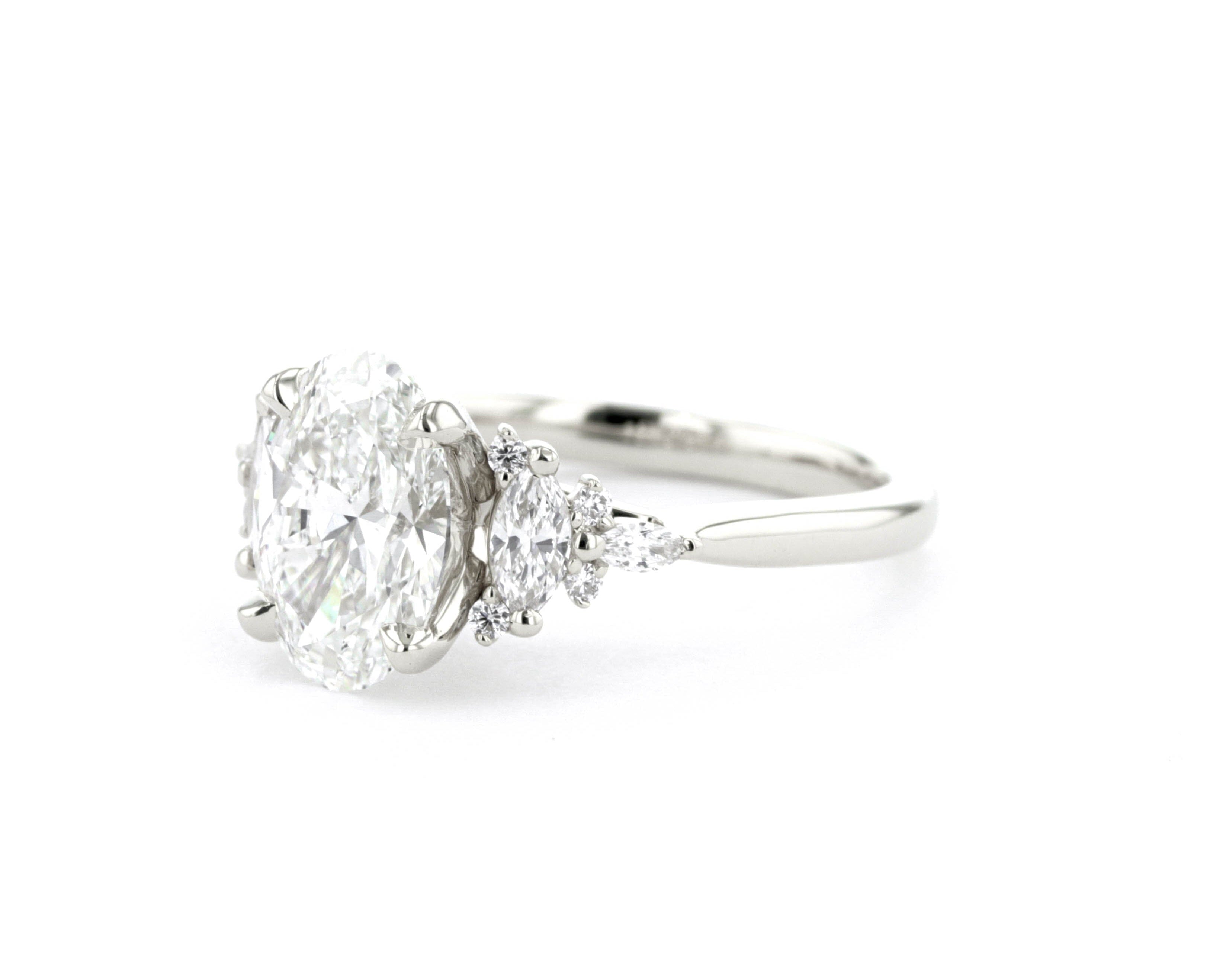 Sophia Oval Engagement Rings Princess Bride Diamonds 