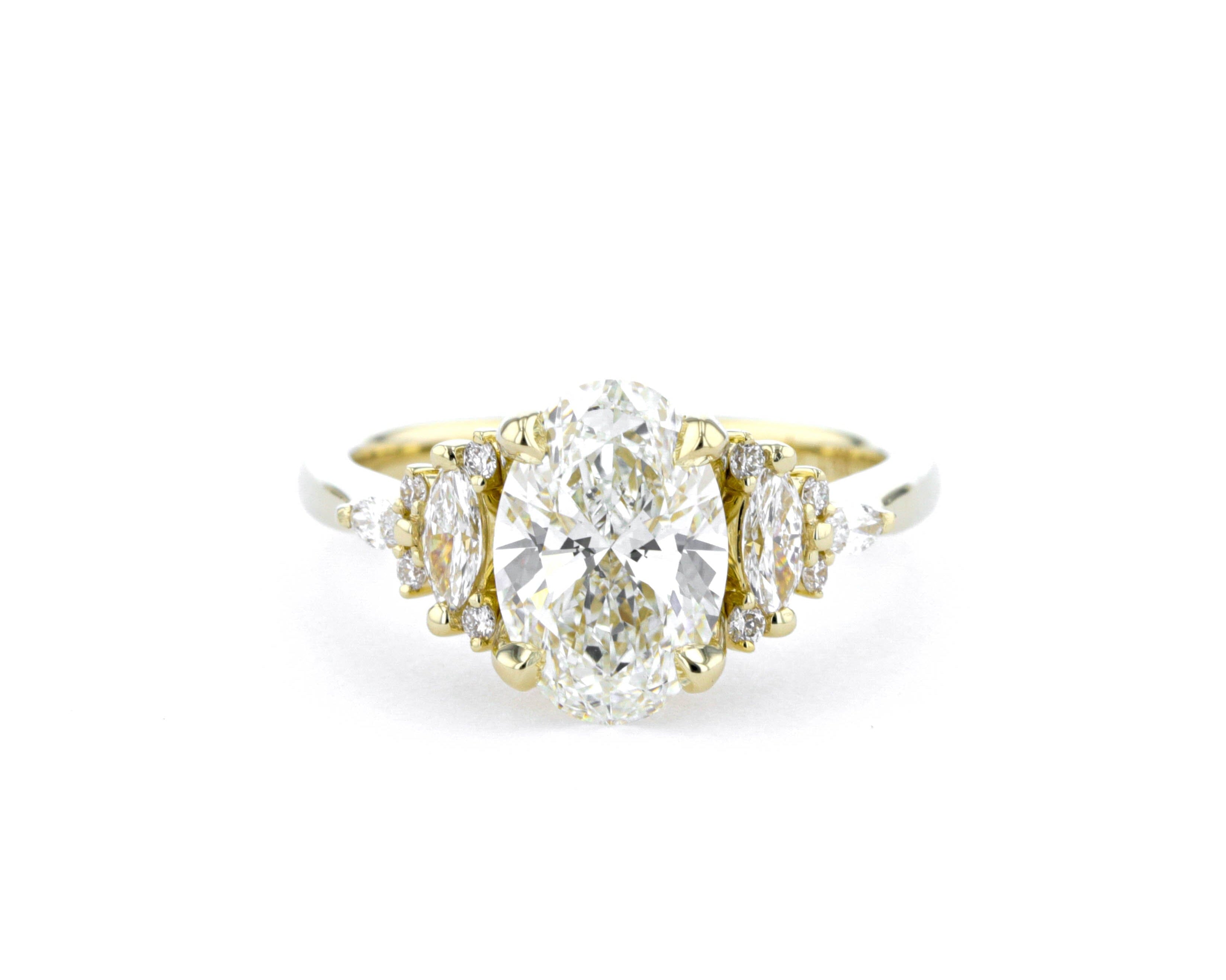 Sophia Oval Engagement Rings Princess Bride Diamonds 