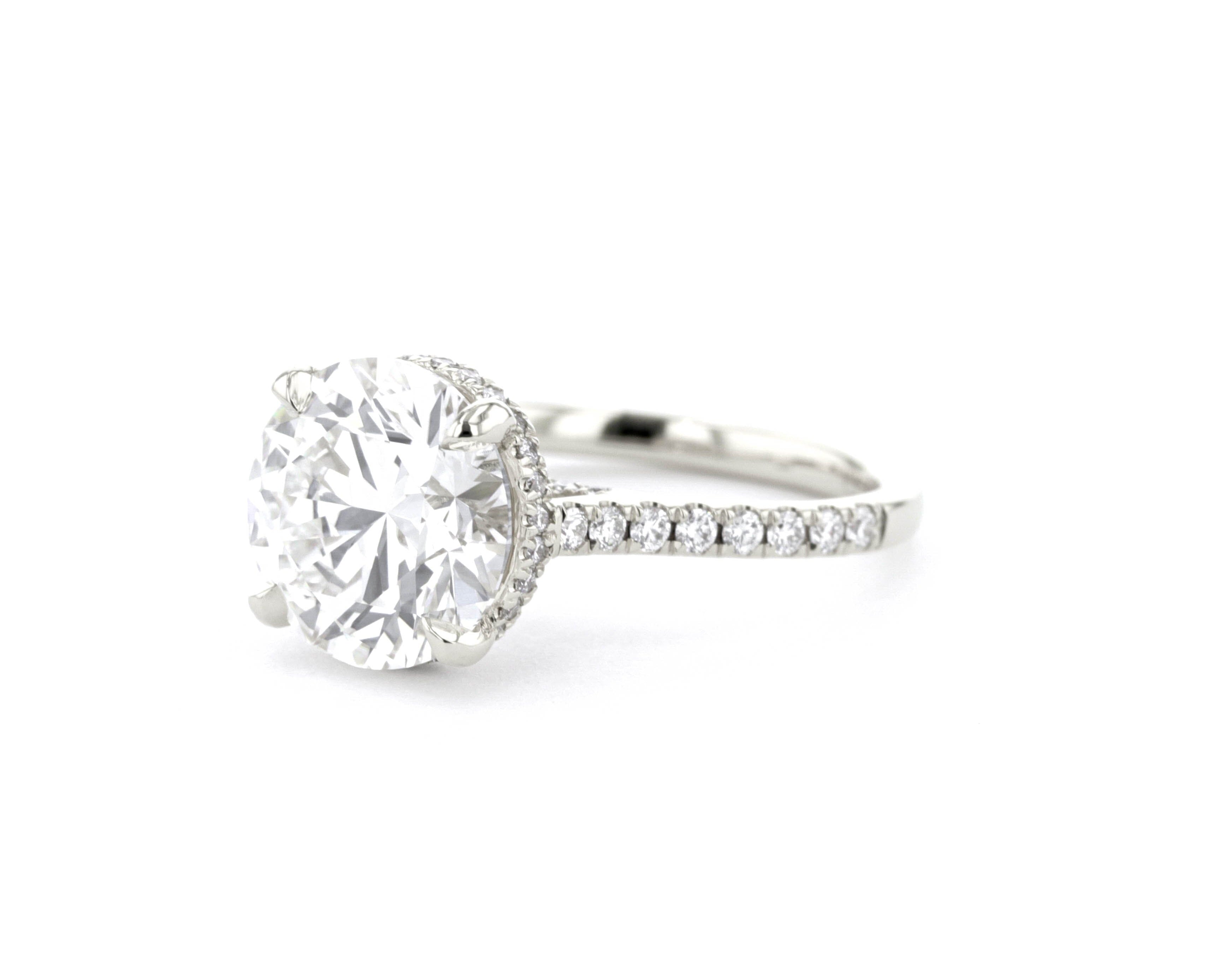 Stella Round Engagement Rings Princess Bride Diamonds 