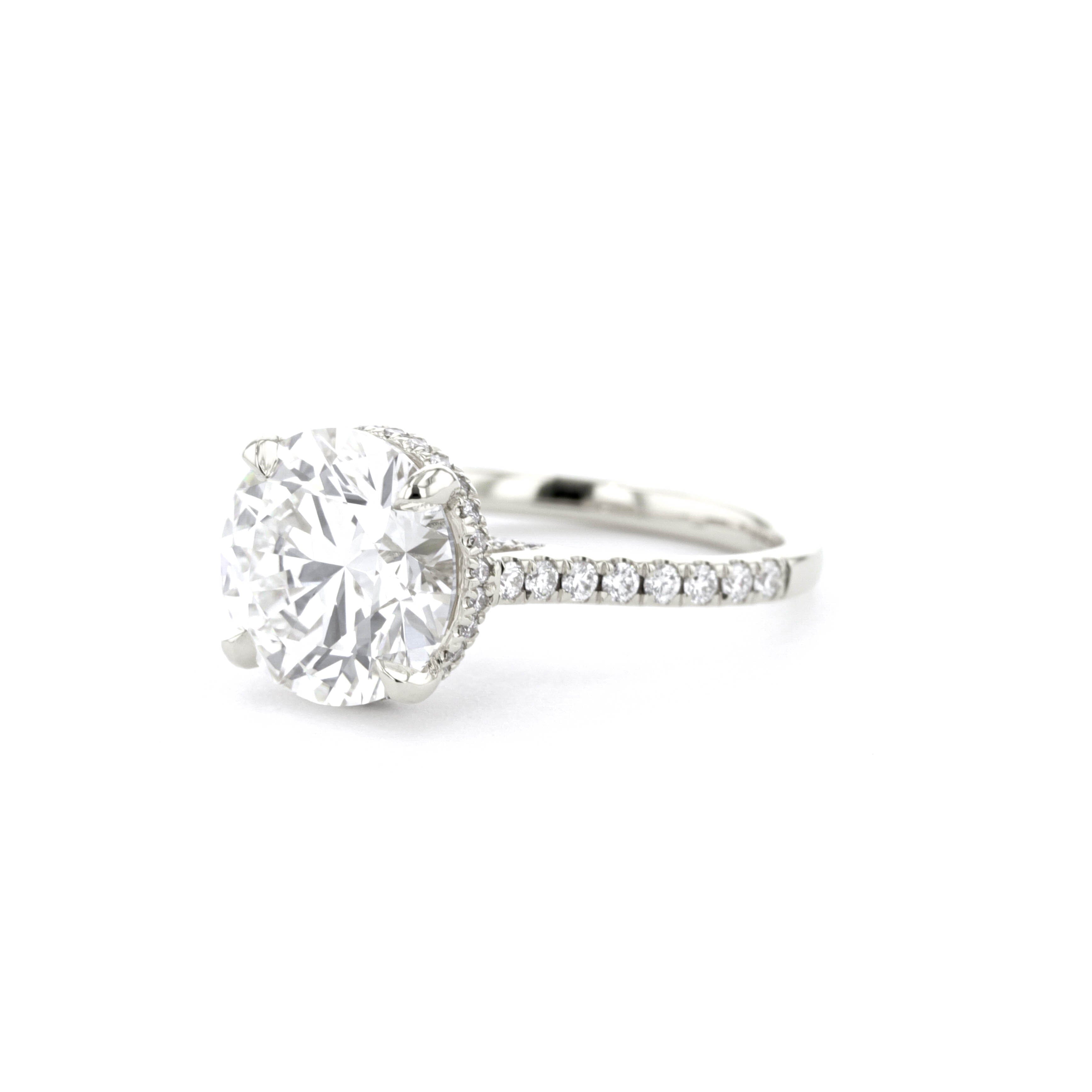 Stella Round Engagement Rings Princess Bride Diamonds 