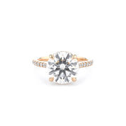 Stella Round Engagement Rings Princess Bride Diamonds 