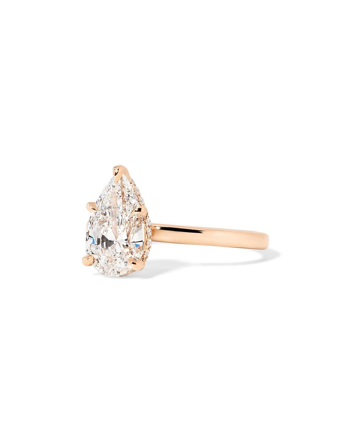 Stephanie Pear High Polish - PBD Engagement Rings