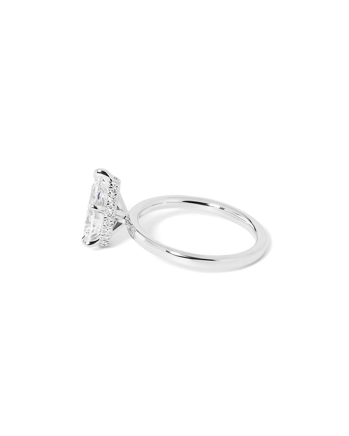 Stephanie Pear High Polish - PBD Engagement Rings