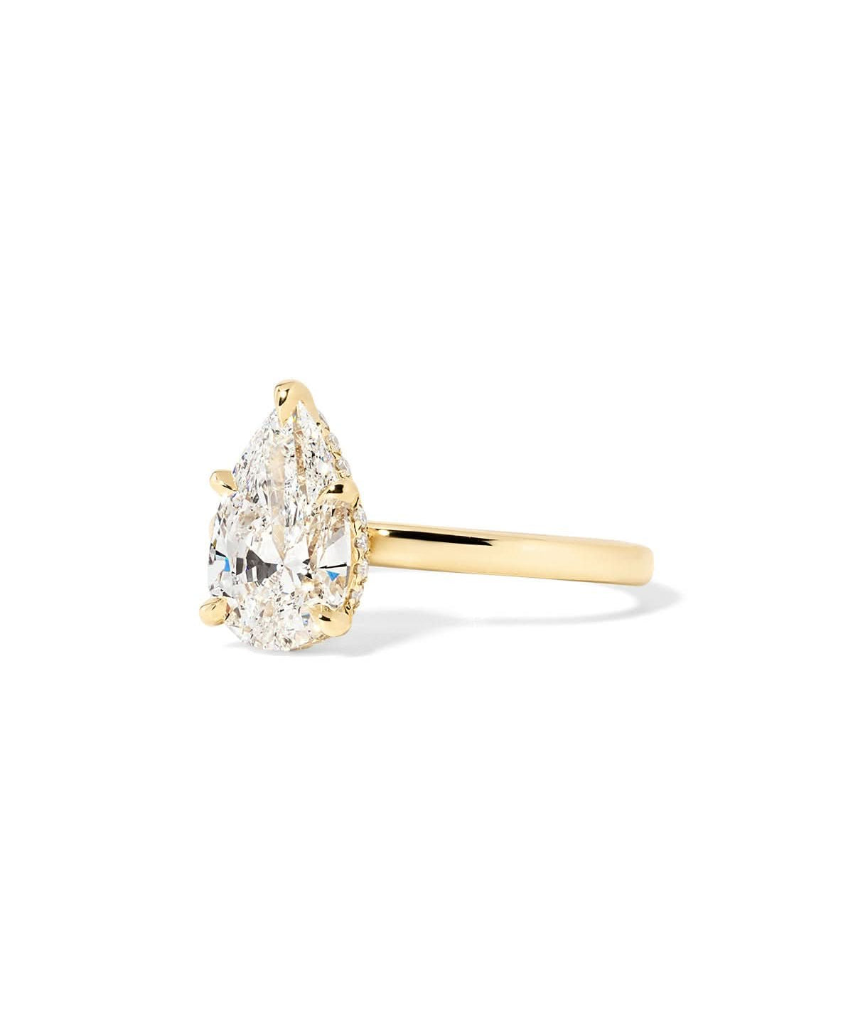 Stephanie Pear High Polish - PBD Engagement Rings
