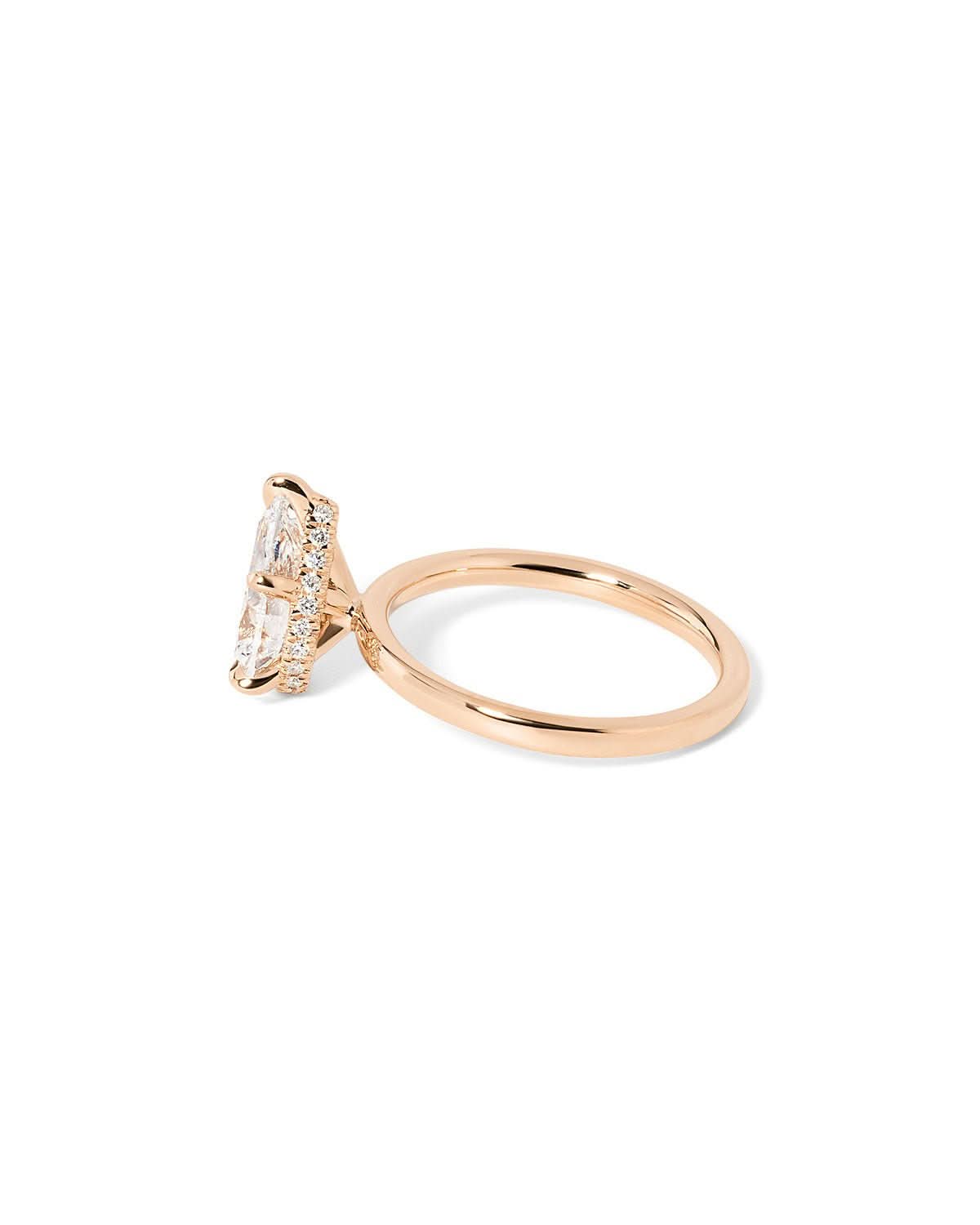 Stephanie Pear High Polish - PBD Engagement Rings
