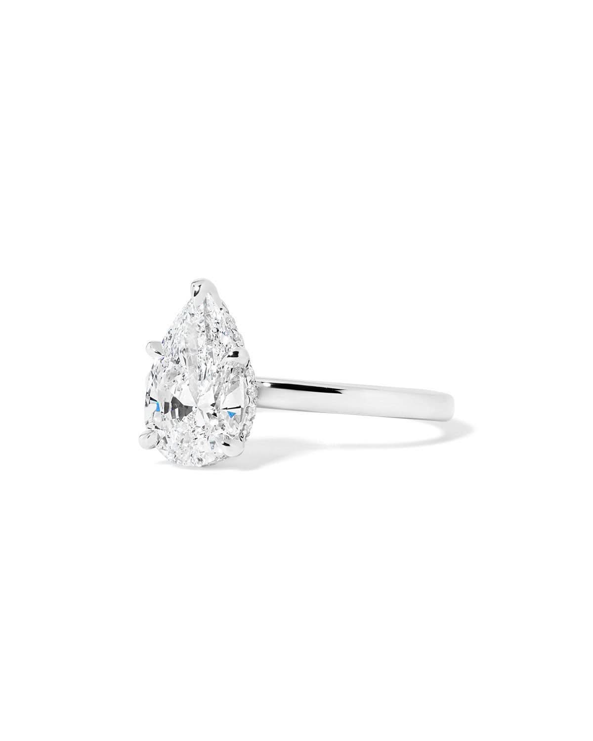 Stephanie Pear High Polish - PBD Engagement Rings