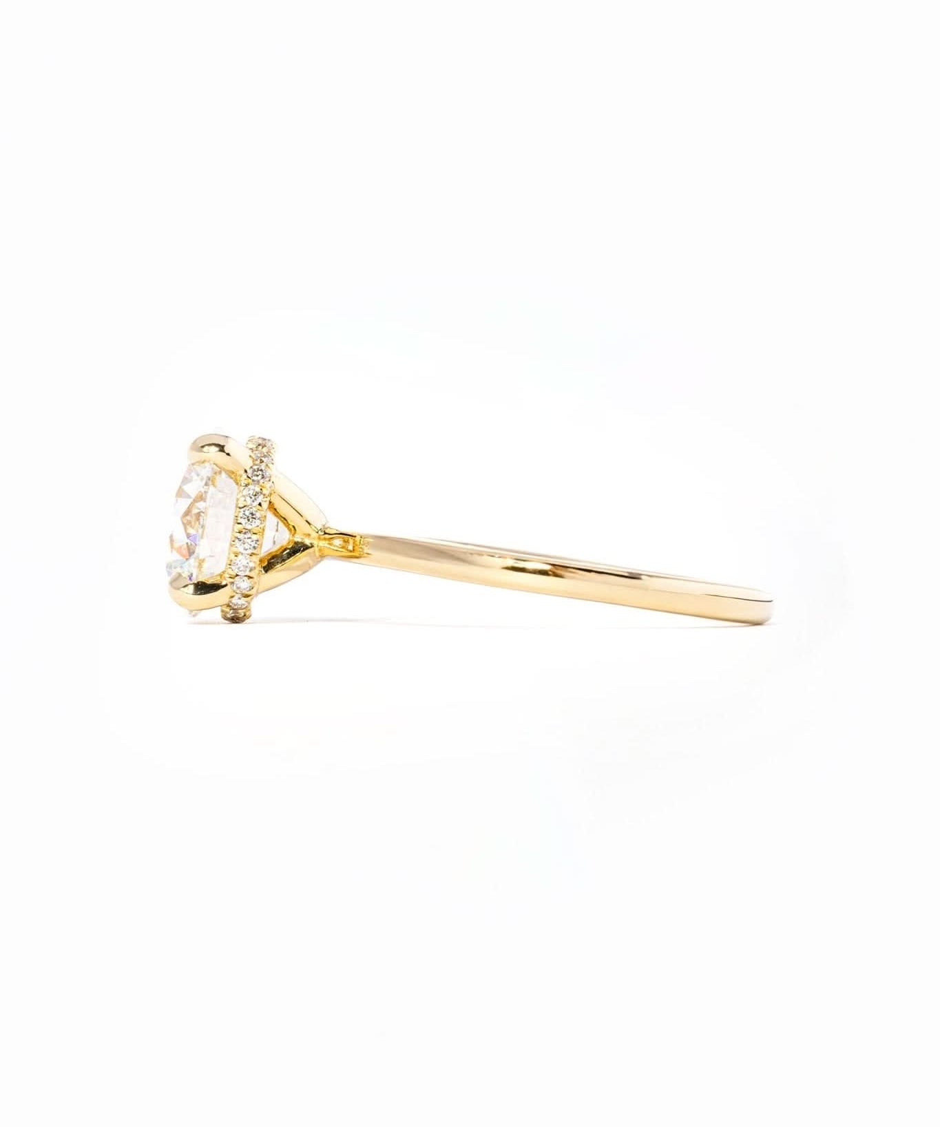Stephanie Round High Polish - PBD Engagement Rings