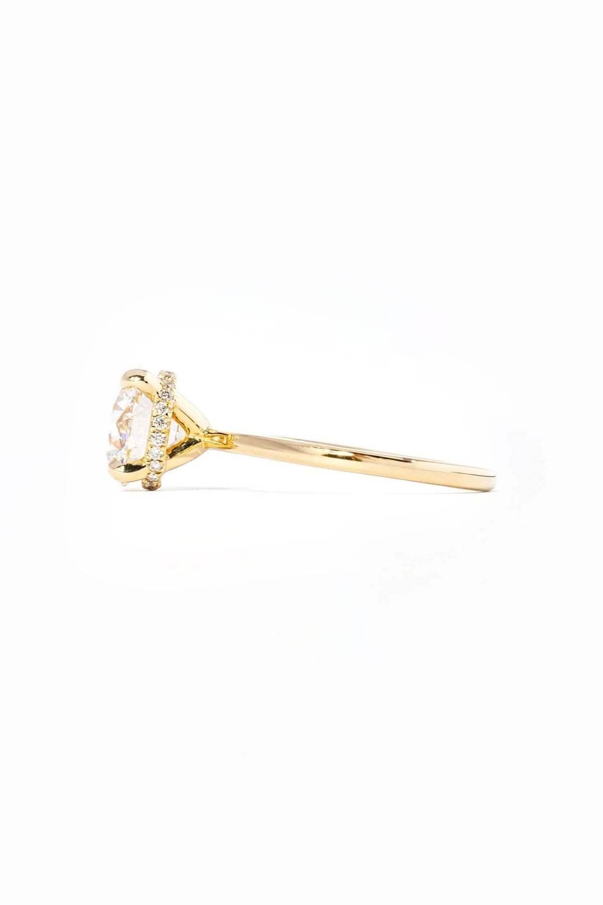 Stephanie Round High Polish - PBD Engagement Rings