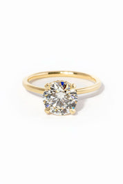 Stephanie Round High Polish - PBD Engagement Rings