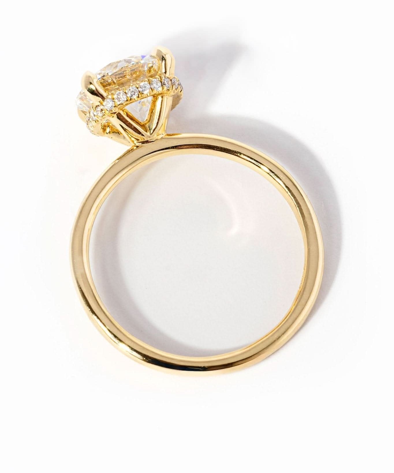 Stephanie Round High Polish - PBD Engagement Rings