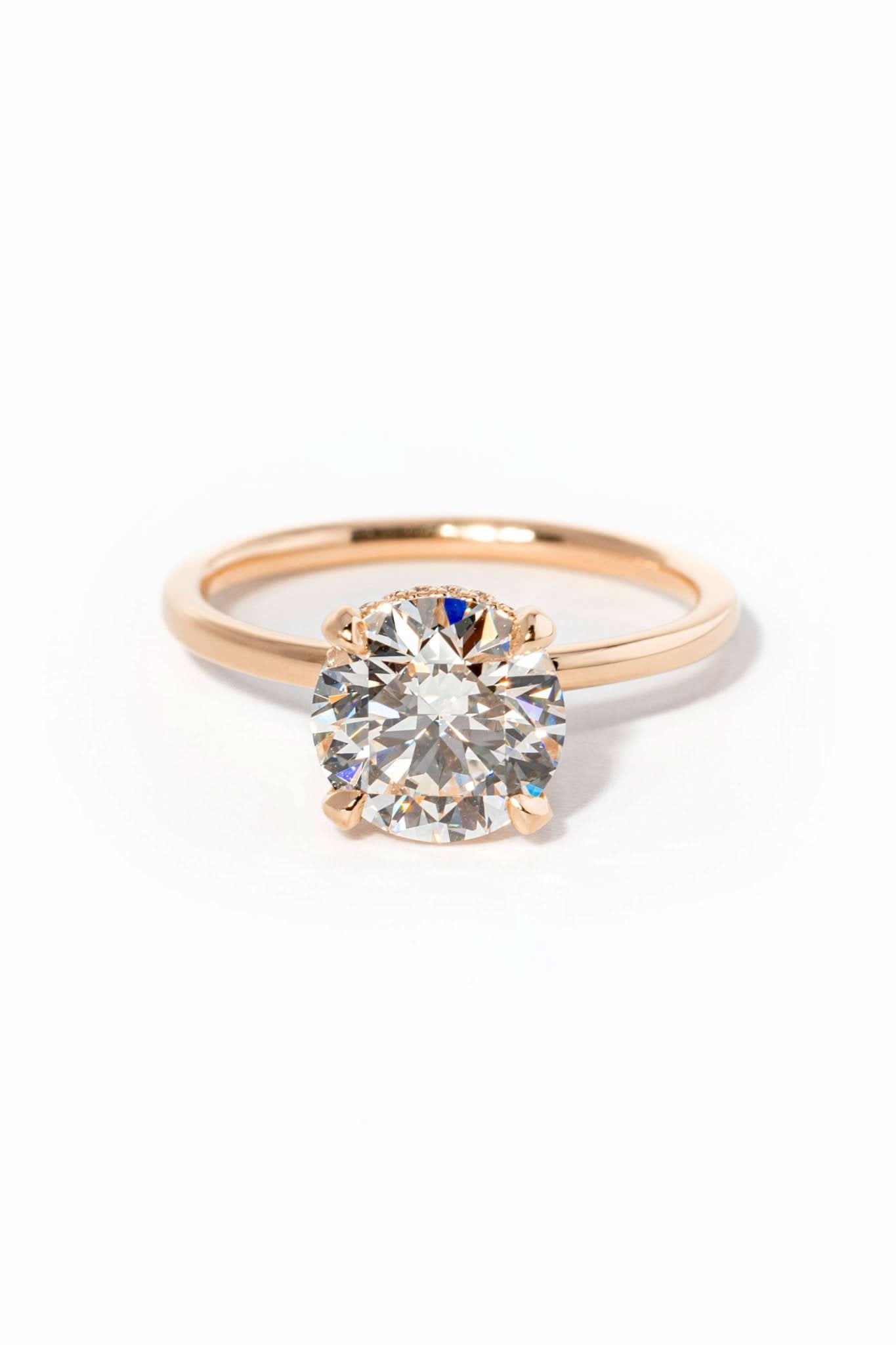 Stephanie Round High Polish - PBD Engagement Rings