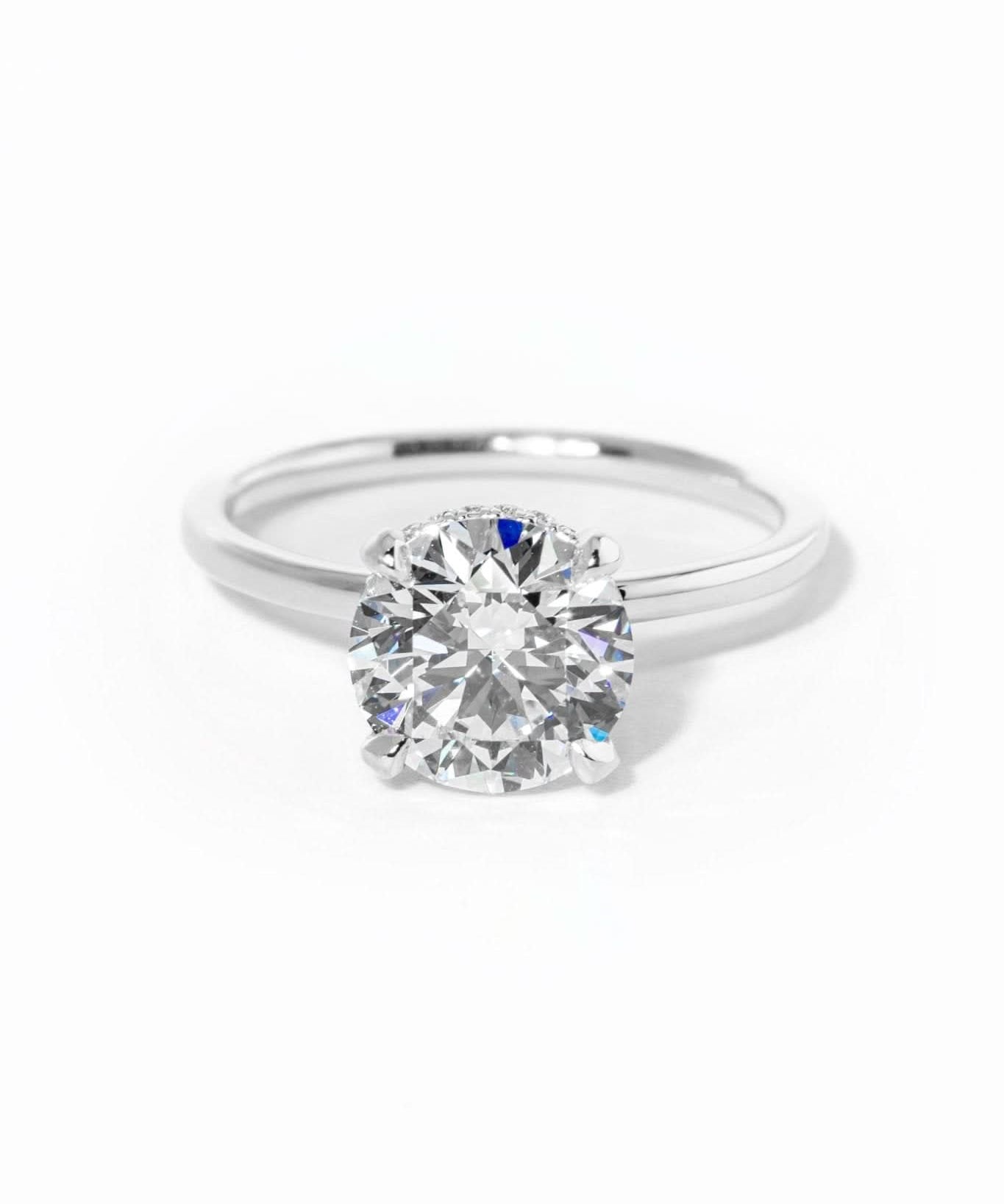 Stephanie Round High Polish - PBD Engagement Rings