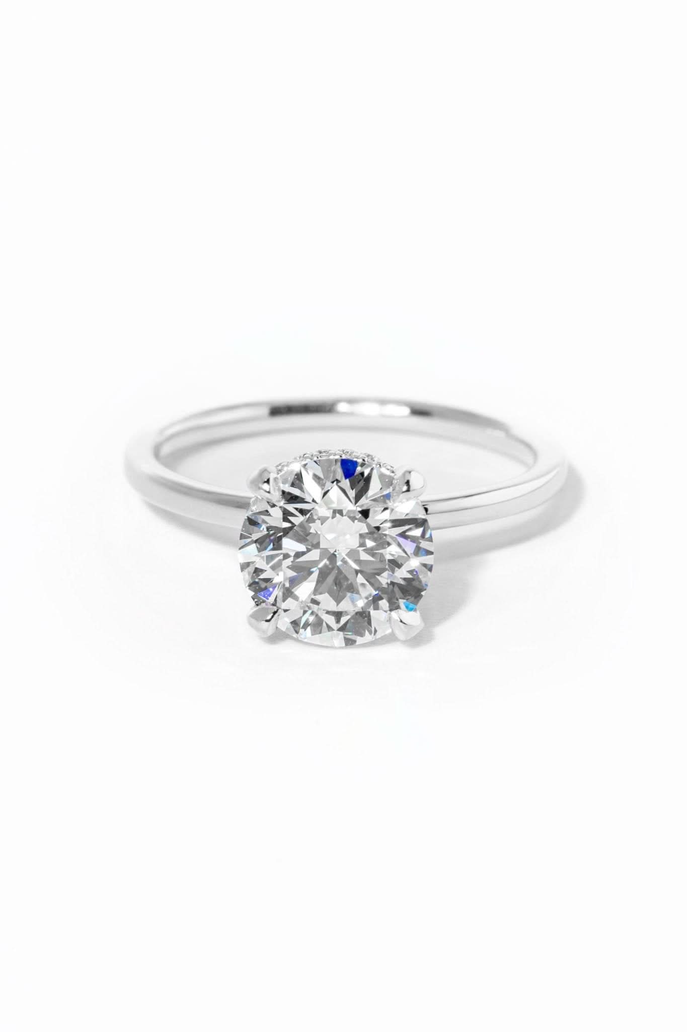 Stephanie Round High Polish - PBD Engagement Rings