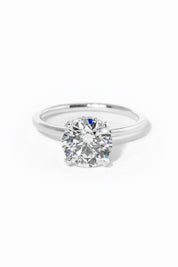 Stephanie Round High Polish - PBD Engagement Rings