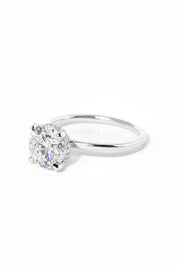 Stephanie Round High Polish - PBD Engagement Rings