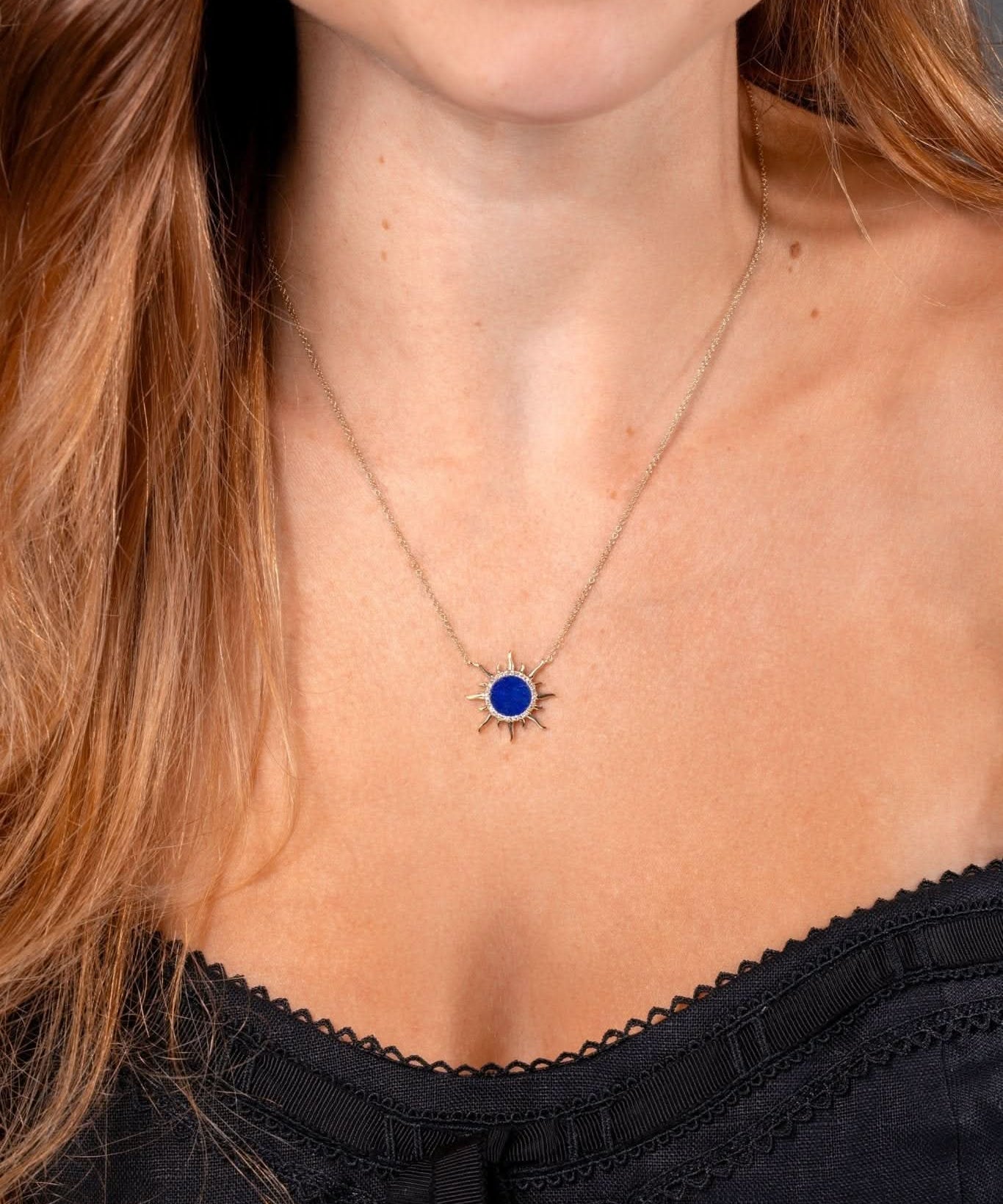 Sun Lapis Necklace - PBD Necklaces
