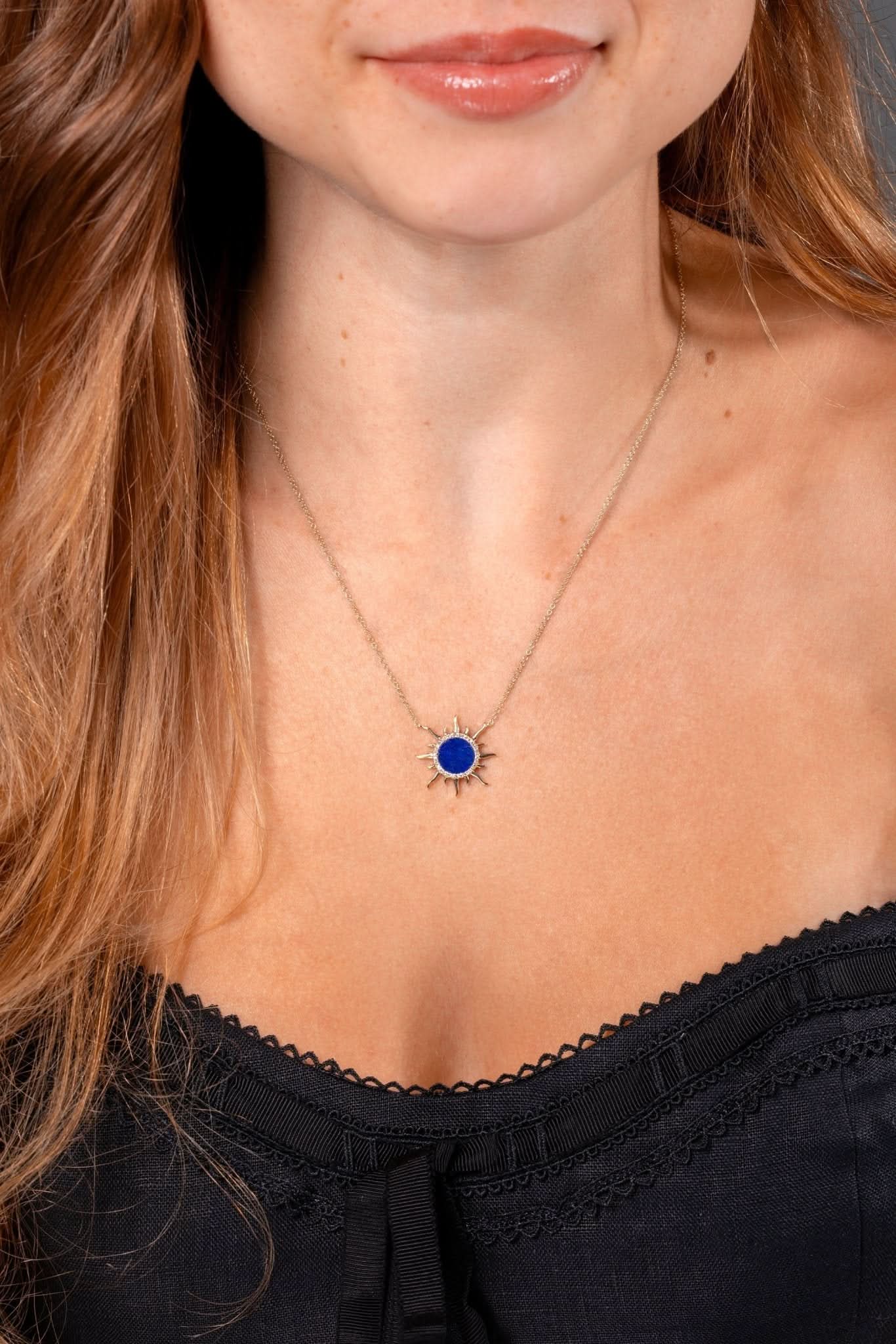 Sun Lapis Necklace - PBD Necklaces