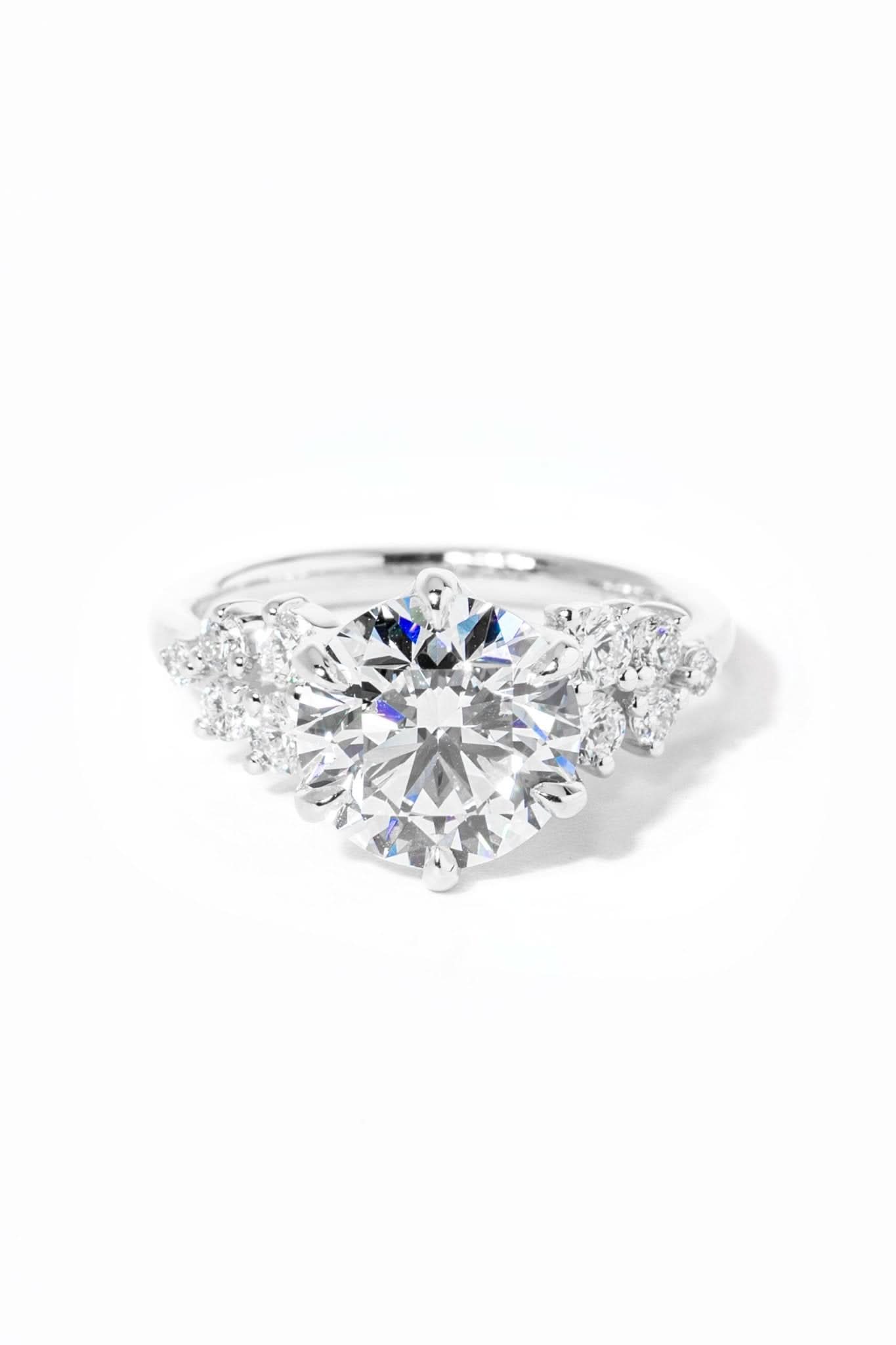 Supernova Round - PBD Engagement Rings