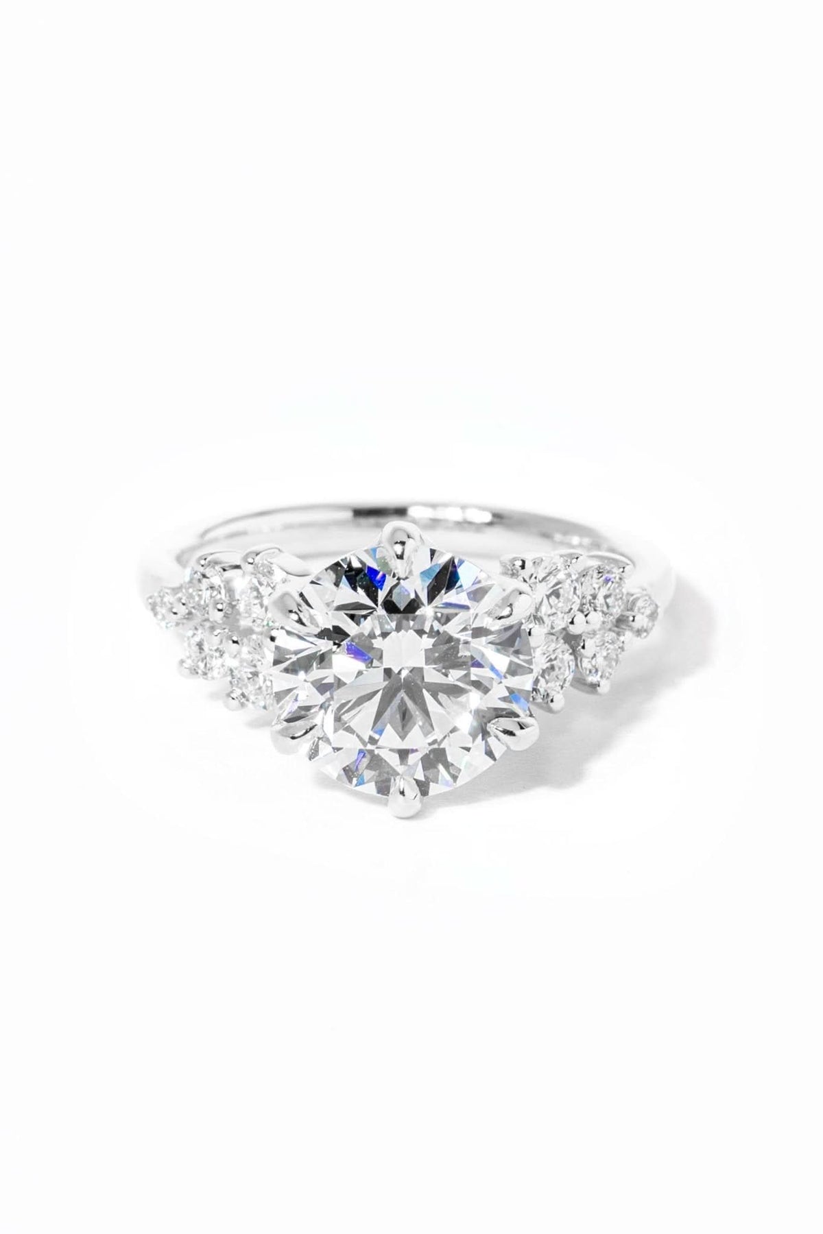 Supernova Round - PBD Engagement Rings
