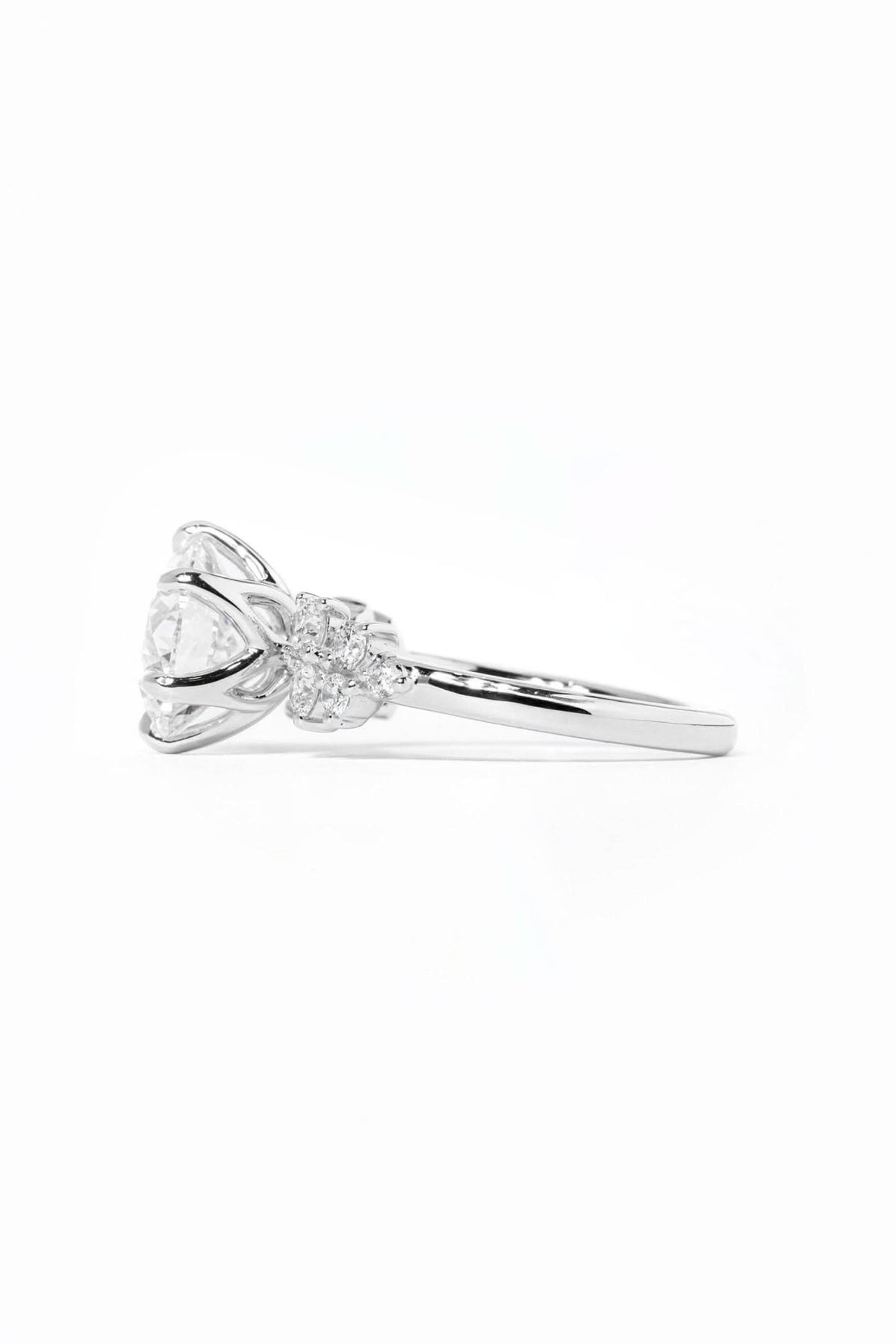 Supernova Round - PBD Engagement Rings