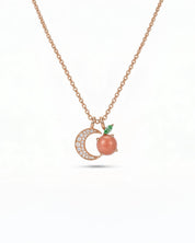 The Moon Peach Necklace - PBD Necklaces