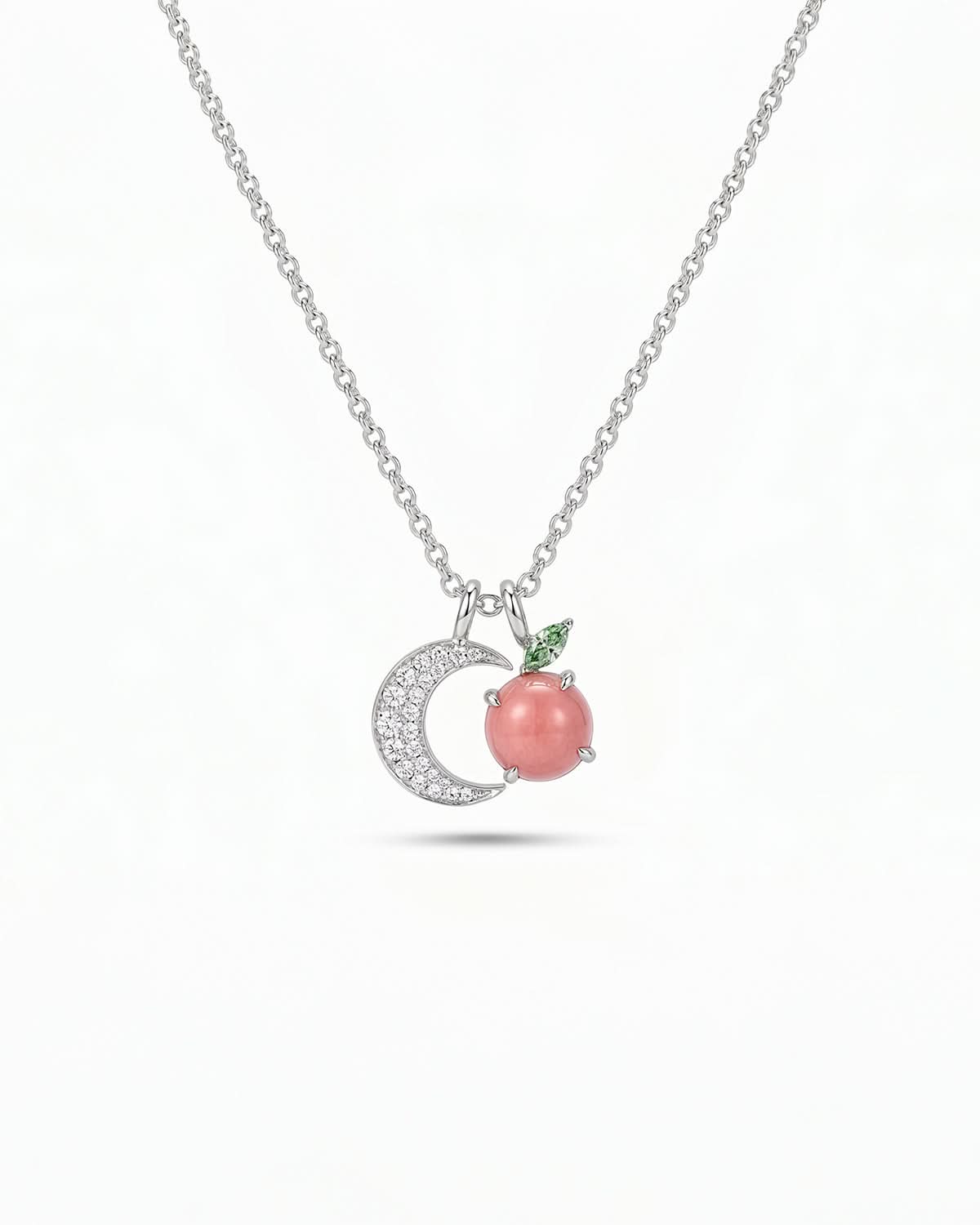 The Moon Peach Necklace - PBD Necklaces