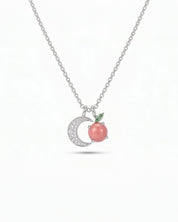 The Moon Peach Necklace - PBD Necklaces