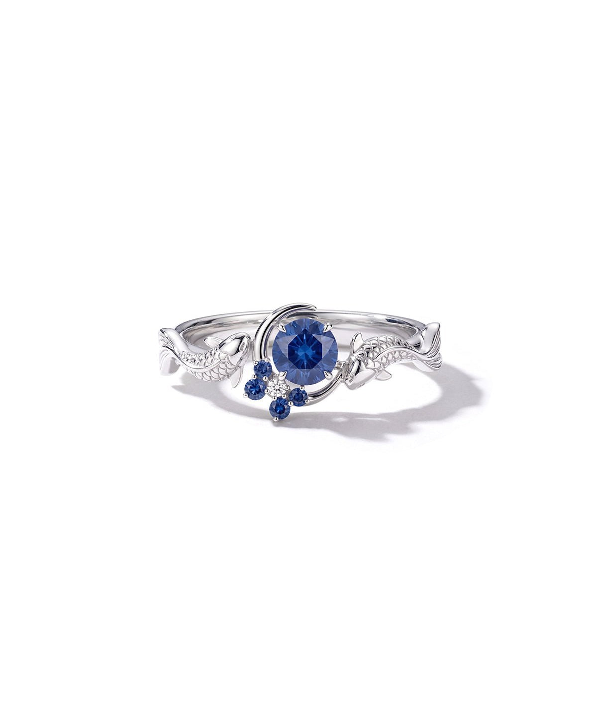 The Moonlit Koi Ring - PBD Engagement Rings