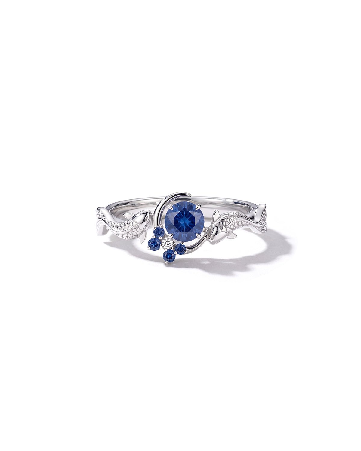 The Moonlit Koi Ring - PBD Engagement Rings