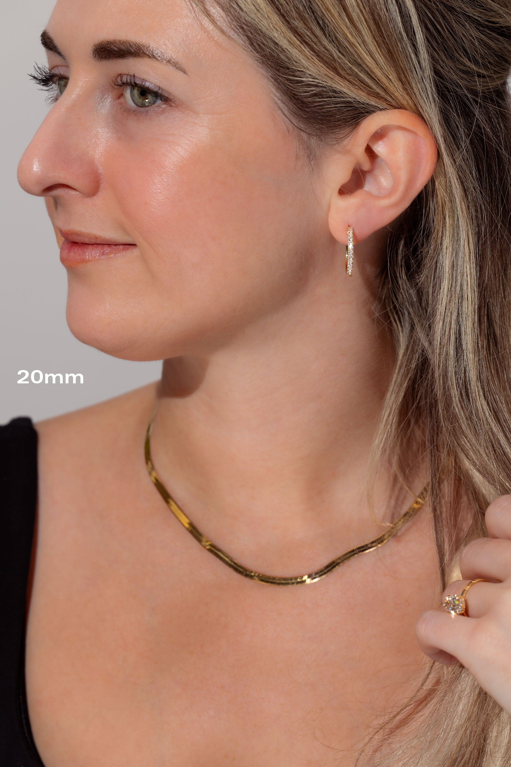 The Perfect Pavé Hoop Earrings Princess Bride Diamonds 