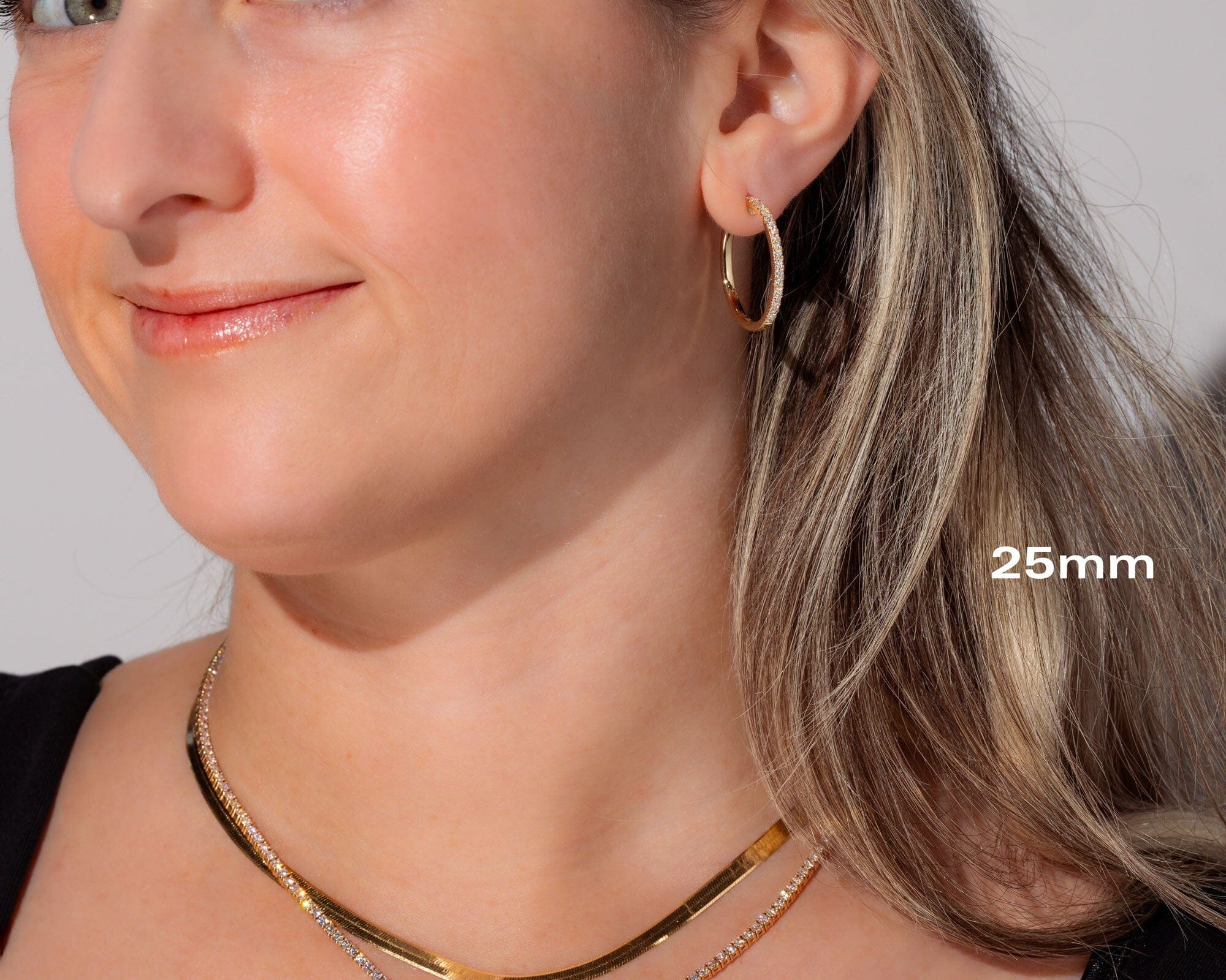 The Perfect Pavé Hoop Earrings Princess Bride Diamonds 