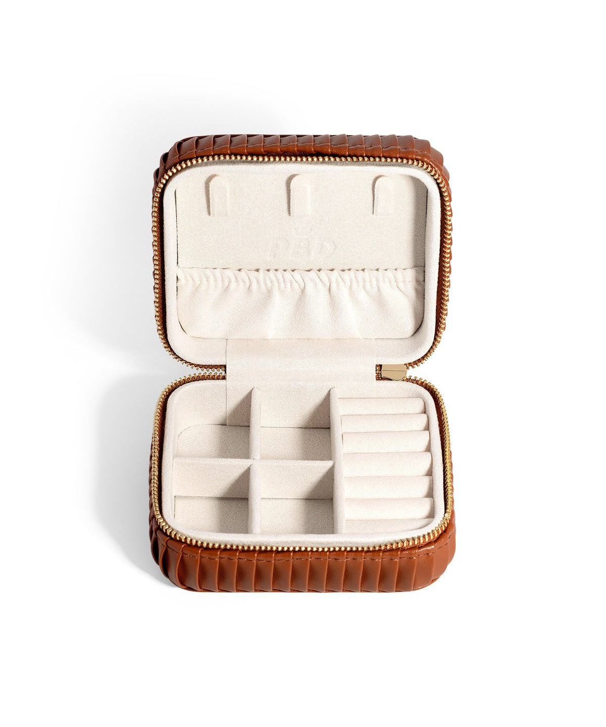 The Travel Case Saddle Brown - PBD Ring Box