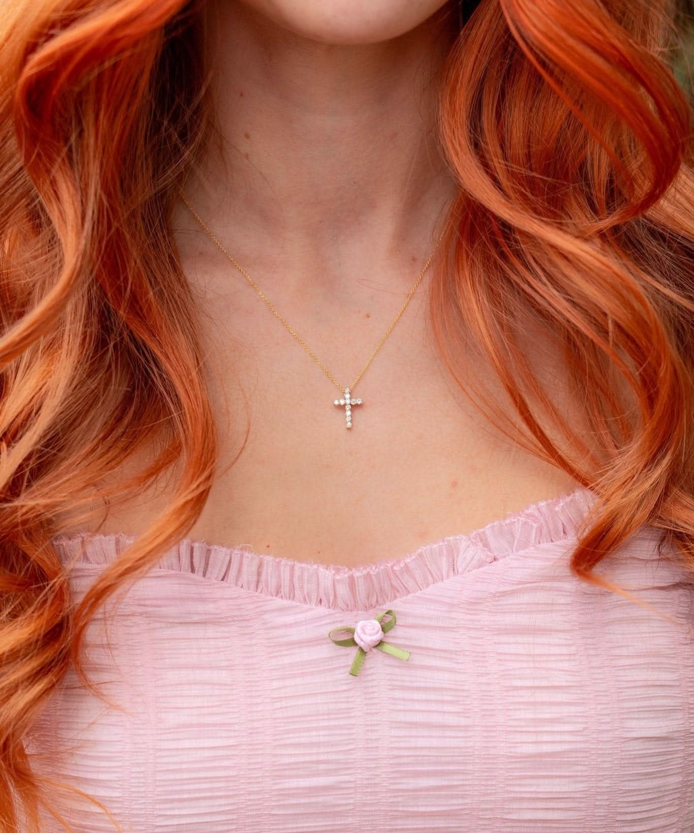 Timeless Diamond Cross - PBD Necklaces