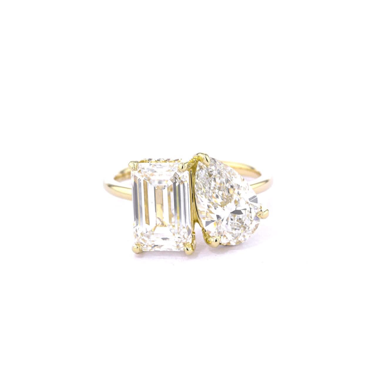 Toi et Moi Kayla High Polish - PBD Engagement Rings