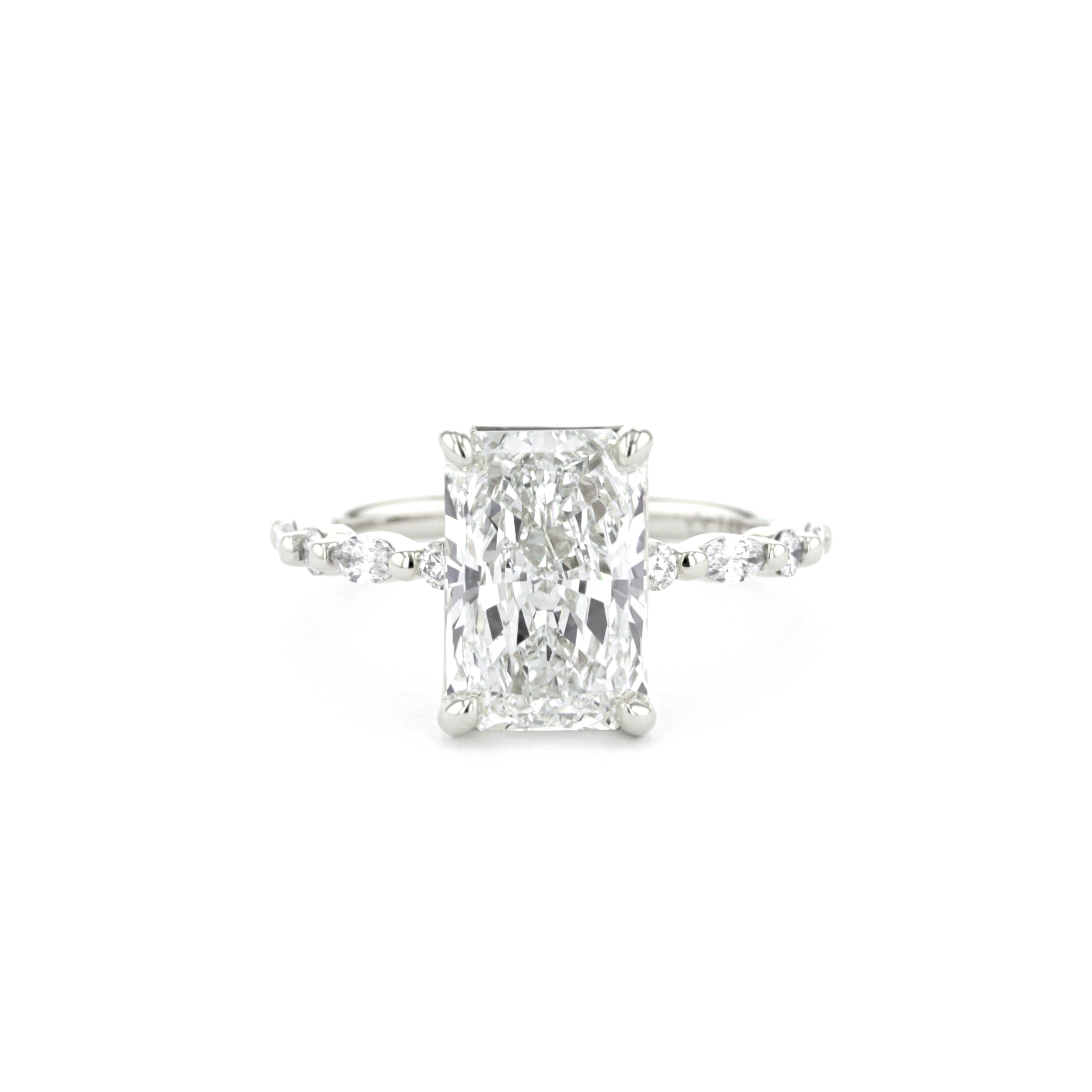 Tori Radiant Engagement Rings Princess Bride Diamonds 