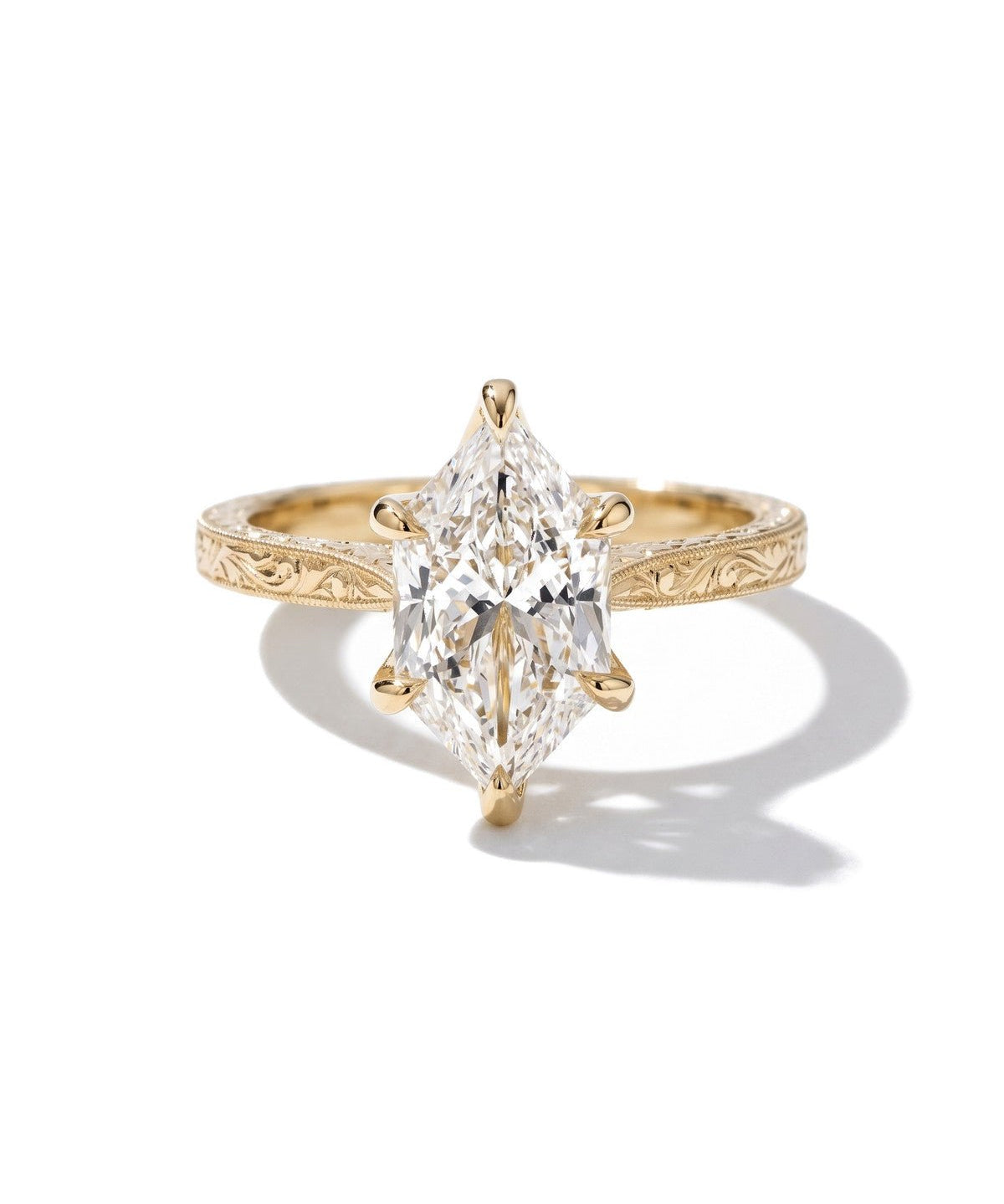 Victoria Dutch Marquise Hand Engraved - PBD Engagement Rings