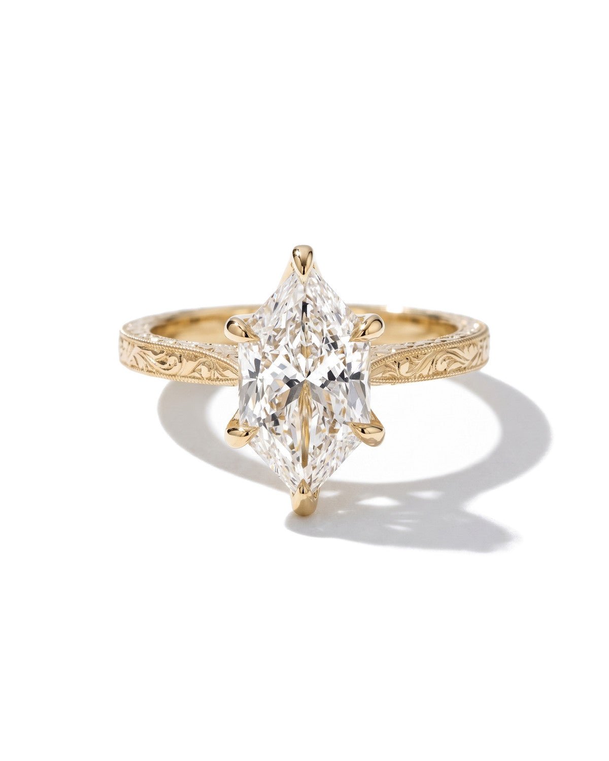 Victoria Dutch Marquise Hand Engraved - PBD Engagement Rings