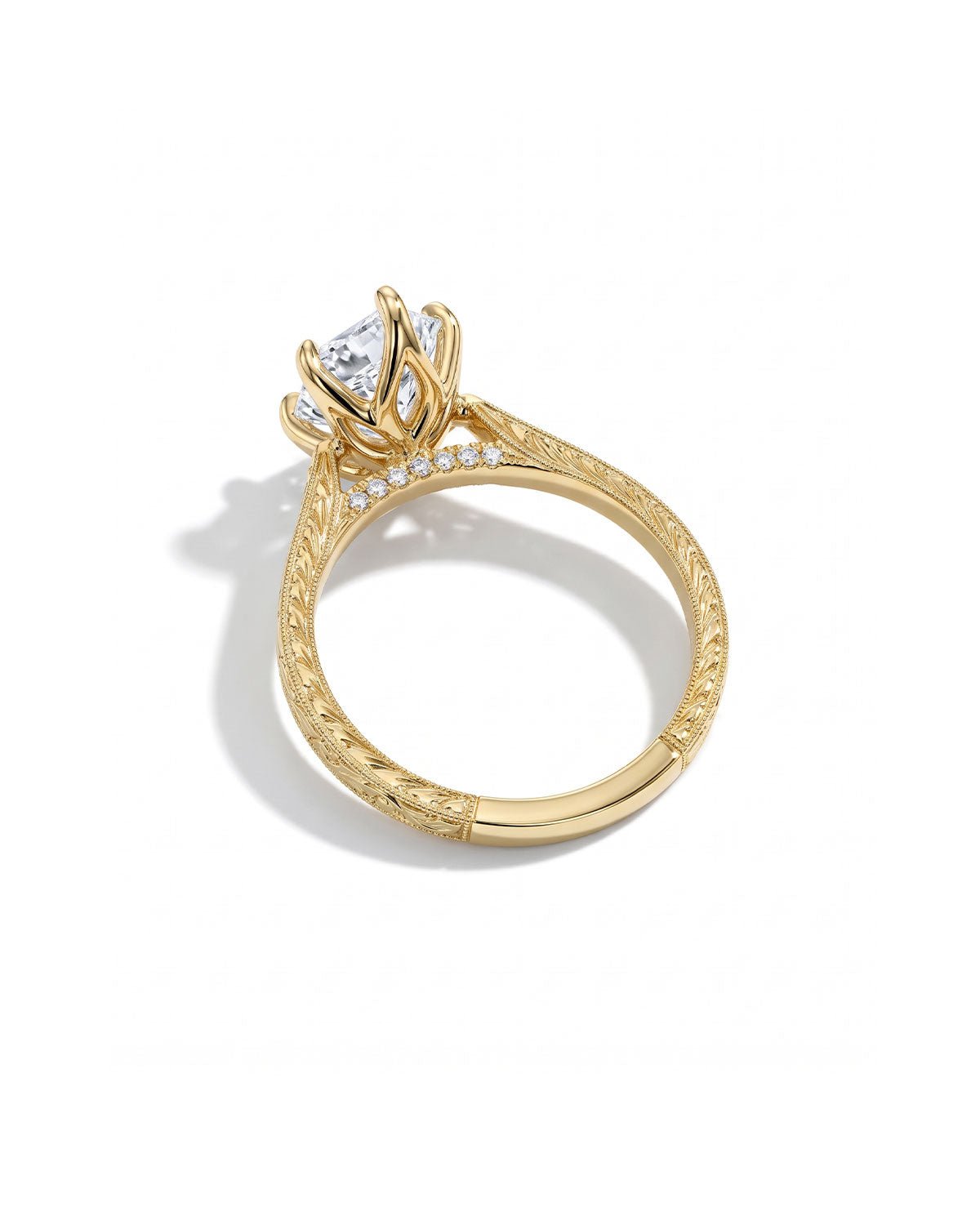 Victoria Marquise Hand Engraved - PBD Engagement Rings