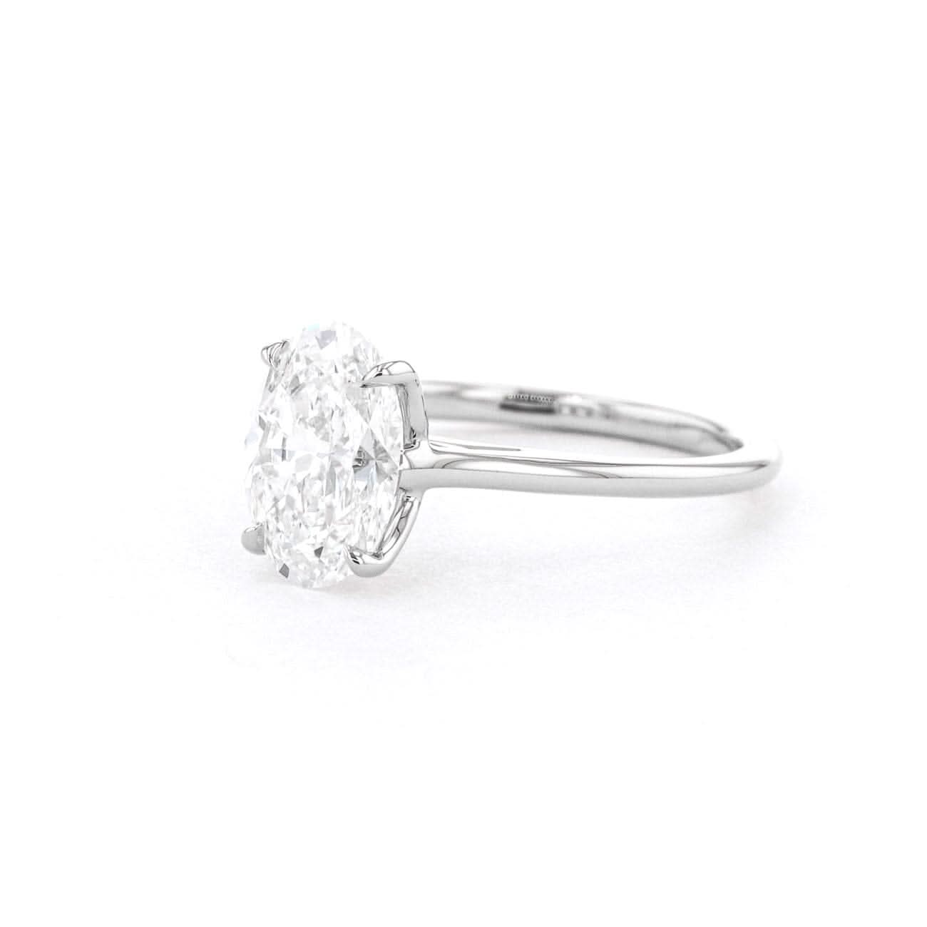 Victoria Oval High Polish - PBD Engagement Rings