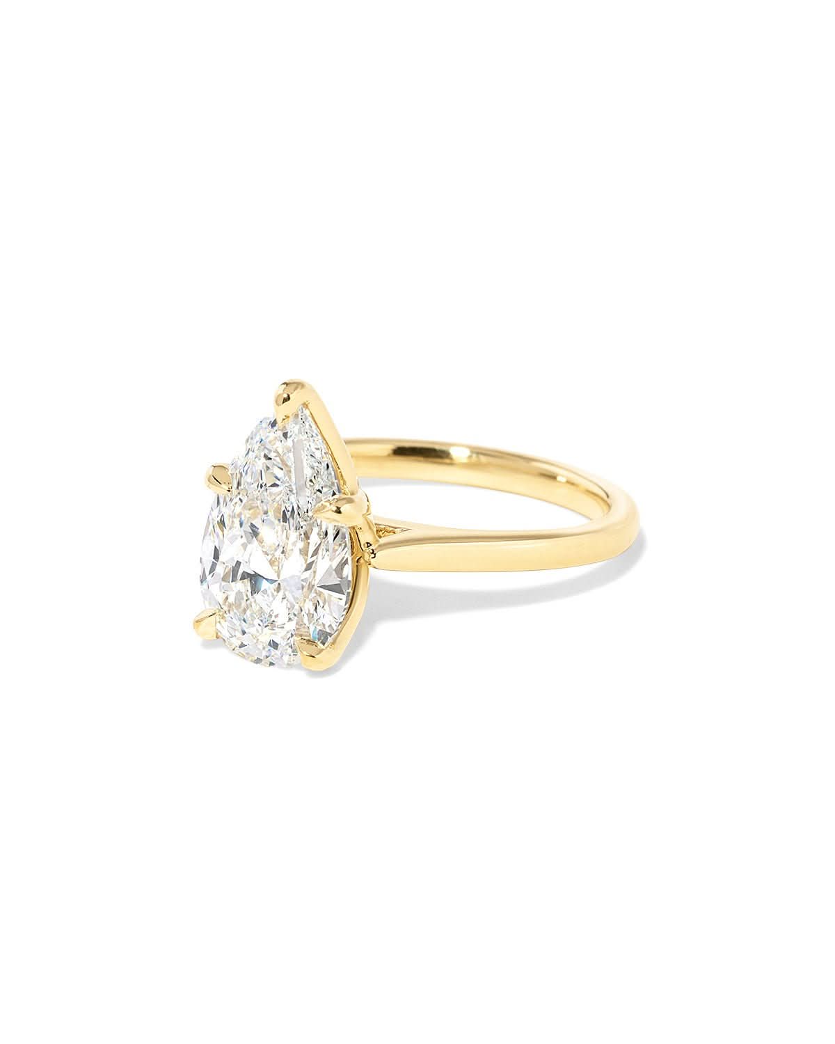 Victoria Pear High Polish - PBD Engagement Rings