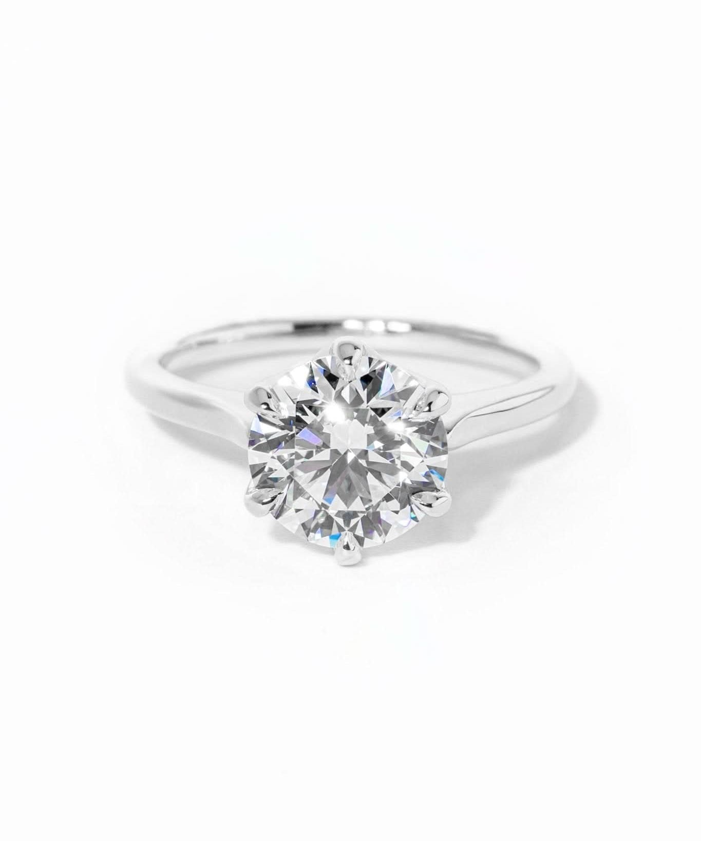 Victoria Round High Polish - PBD Engagement Rings