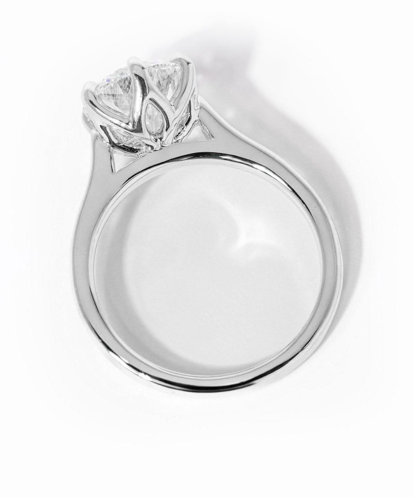 Victoria Round High Polish - PBD Engagement Rings