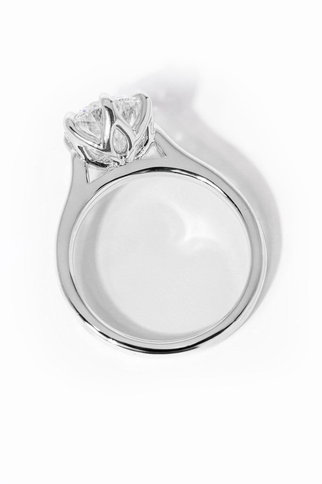 Victoria Round High Polish - PBD Engagement Rings