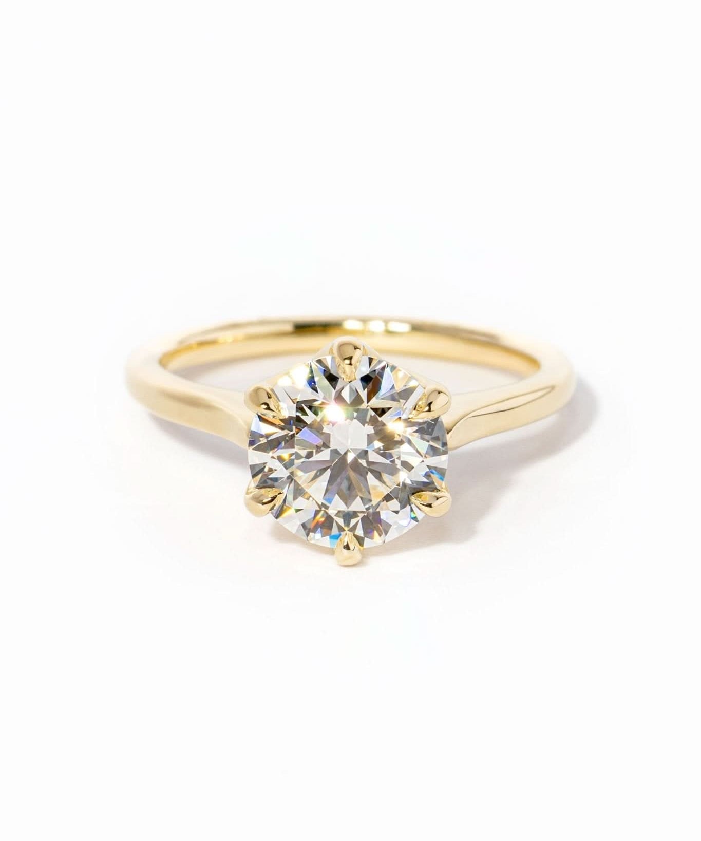 Victoria Round High Polish - PBD Engagement Rings