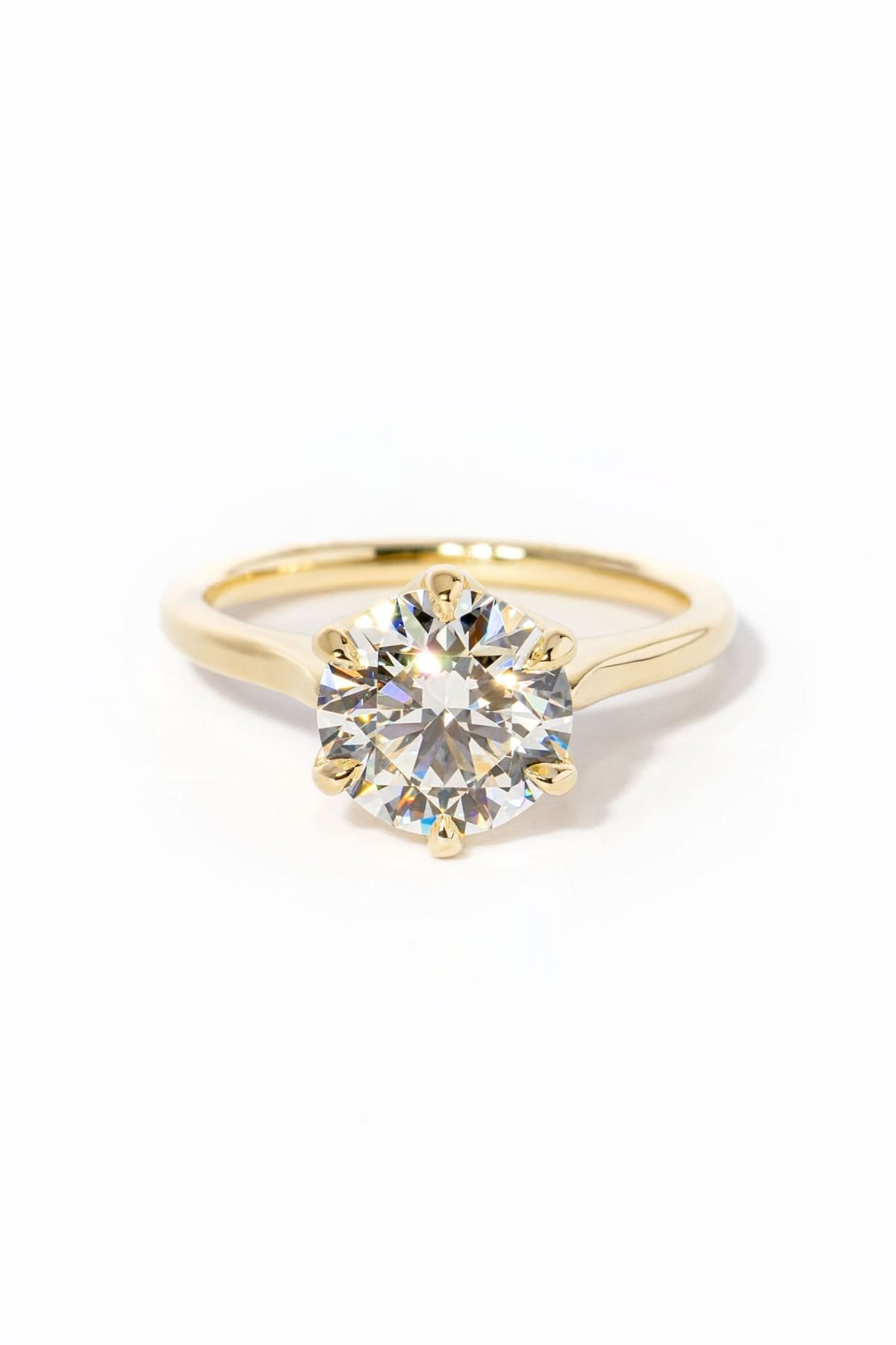Victoria Round High Polish - PBD Engagement Rings