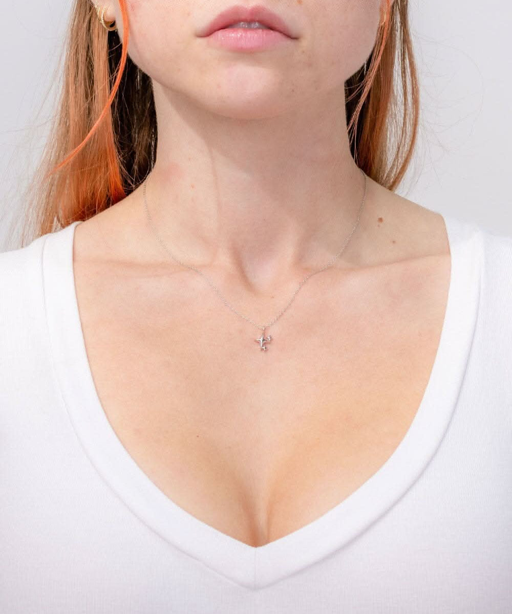 White Gold Kira Necklace - PBD Necklaces